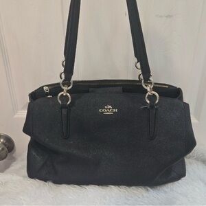 Coach Margot Black Shoulder Satchel Bag